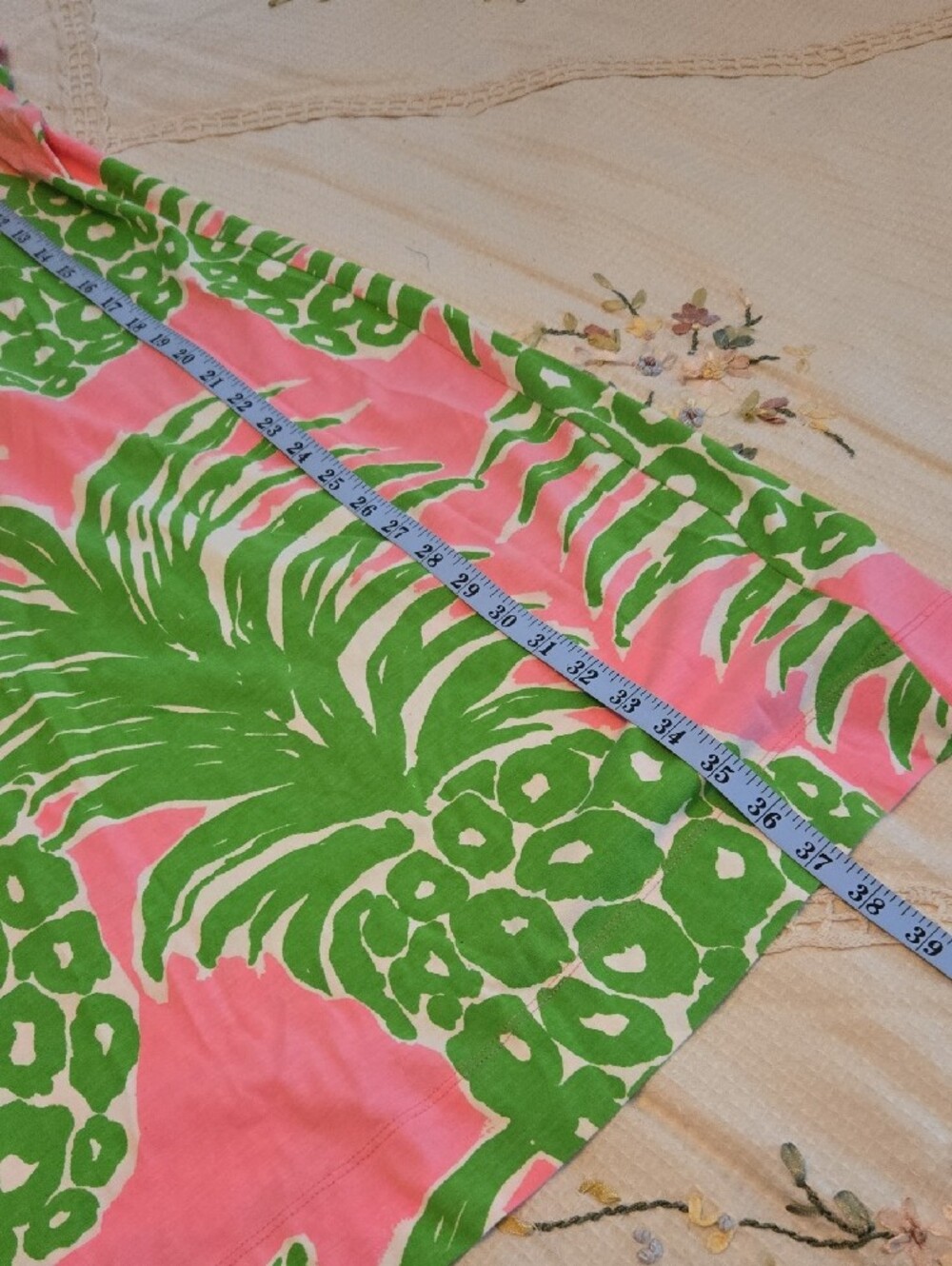 Lilly Pulitzer Pink & Green Pineapple Shift Dress - Picture 7 of 7